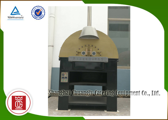Estilo interno de Napoli da placa de base de Oven Gas Heating Lava Rock da pizza de aço de Itália