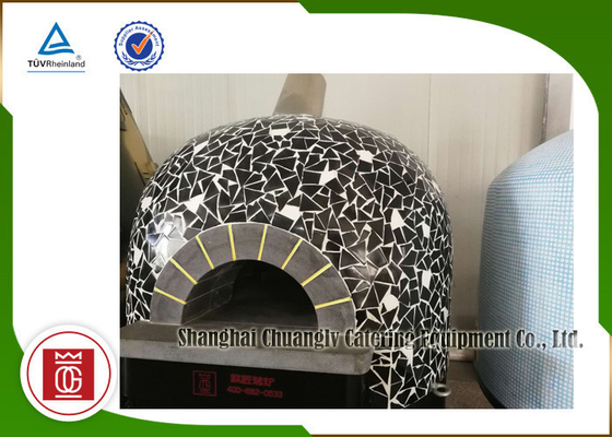 Restaurante tradicional de Lava Rock Italy Brick Pizza Oven Gas Heating Pizza Oven