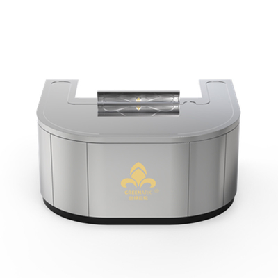 Mesa de Grelha Teppanyaki Arcada pode ser personalizada em tamanho e método de escape de fumaça (de acordo com as necessidades) grelhahibachi