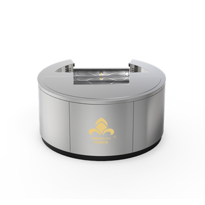 Round Teppanyaki Grill Table pode ser personalizado em tamanho e método de escape de fumaça (de acordo com as necessidades)hibachi grill