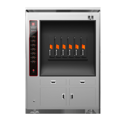 Grill de peixe elétrico comercial com camada única 6 compartimentos 6 peixes por vez Grill equipamento de forno