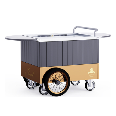 Golden Mobile Teppanyaki Grill controle de temperatura inteligente e preciso livre de circulação Tabela de grade alimentar Hibachi Grill
