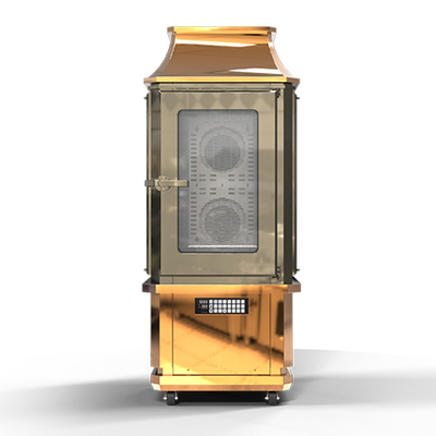 Máquina para assar pato com vento quente Multifunciona Roaster com porta de vidro Forno Clássico