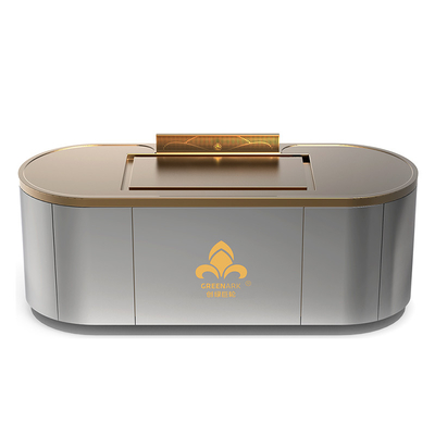 Tabela de cobre Teppanyaki Oval Tabela pode ser personalizada em tamanho e método de escape de fumaça (de acordo com as necessidades) grelhahibachi