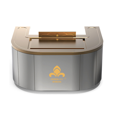 Arco de cobre Teppanyaki mesa mesa pode ser personalizado em tamanho e método de escape de fumaça (de acordo com as necessidades)hibachi grill