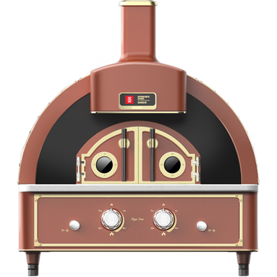 Forno de pizza Napoli Forno de pizza 600'C temperatura máxima Corpo de forno selado armazenamento de calor eficiente