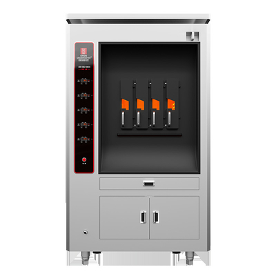 Grill de peixe elétrico comercial com camada única 6 compartimentos 6 peixes por vez Grill equipamento de forno