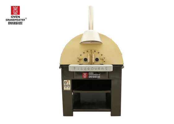 Forno comercial da pizza do gás de Oven Lava Rock Neapolitan Pizza Type da pizza de Itália do aquecimento de gás