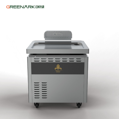 Equipamento de cozinha comercial 4.5KW Multifunção Indução Flat Fryer Teppanyaki Grill com gabinete