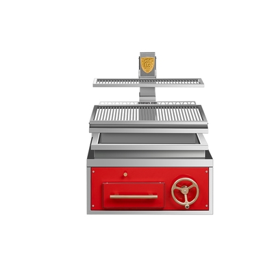 Grelhador/forno a carvão comercial espanhol de ferro para churrasco/pizza/carne