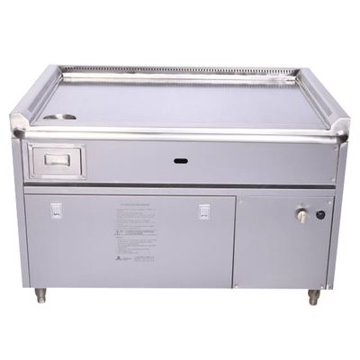 Tabela de churrasco comercial Teppanyaki 1200mm-2400mm aço inoxidável 304
