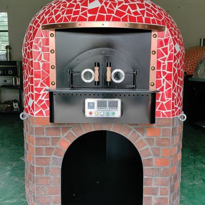 Forno de pizza de pedra vulcânica personalizado 500-600°C com 15kw de potência