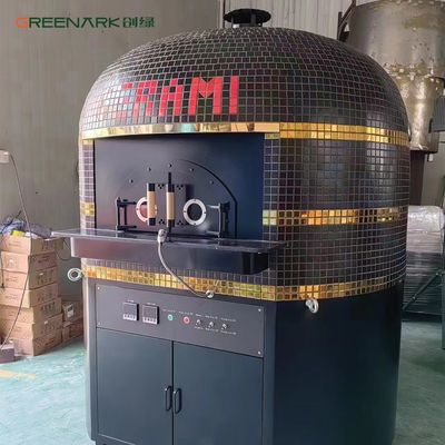 Forno de pizza de pedra vulcânica personalizado 500-600°C com 15kw de potência