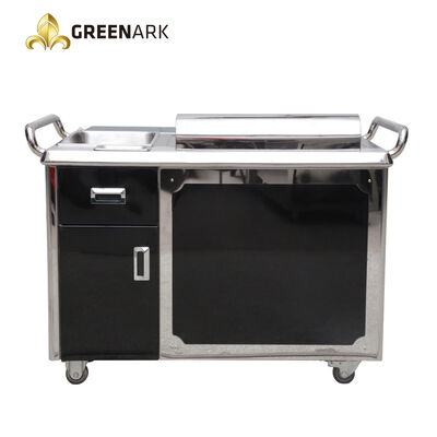 Equipamento Teppanyaki Móvel a Gás com Área de Aquecimento de 400*420mm