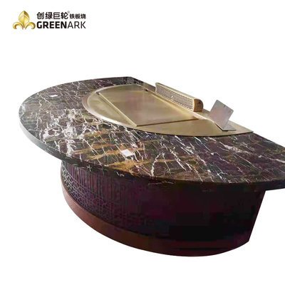 Multi função Teppanyaki da tabela comercial da grade de Hibachi