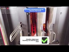 Grade elétrica Oven Machine dos peixes do restaurante comercial